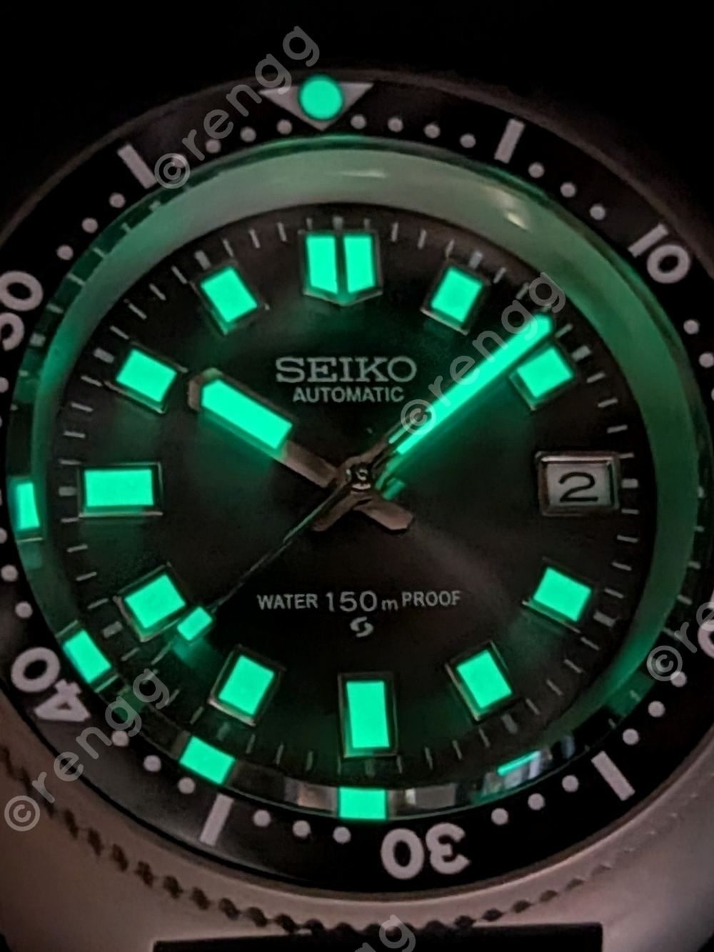 Full Automatic Titanium Diver Mod NH35A 24jewels Retro Willard Sapphire 45mm - Picture 8 of 9